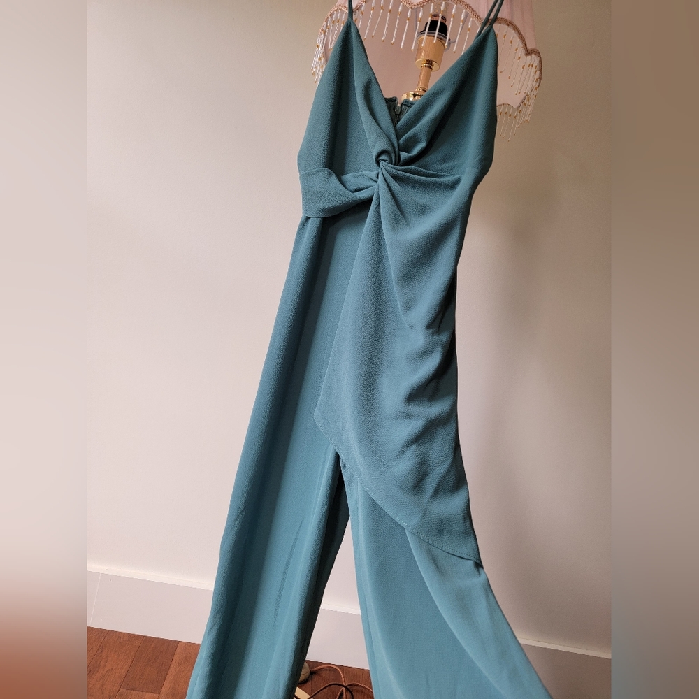 NWOT Zara Green Jumpsuit Size XS